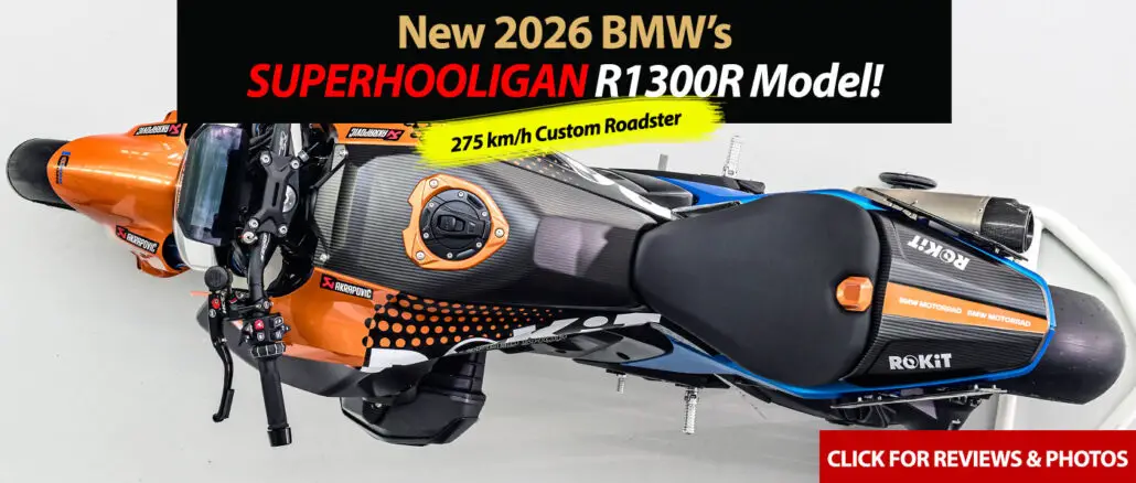 BMW Goes Super Hooligan: New 2026 BMW R1300R Roadster!