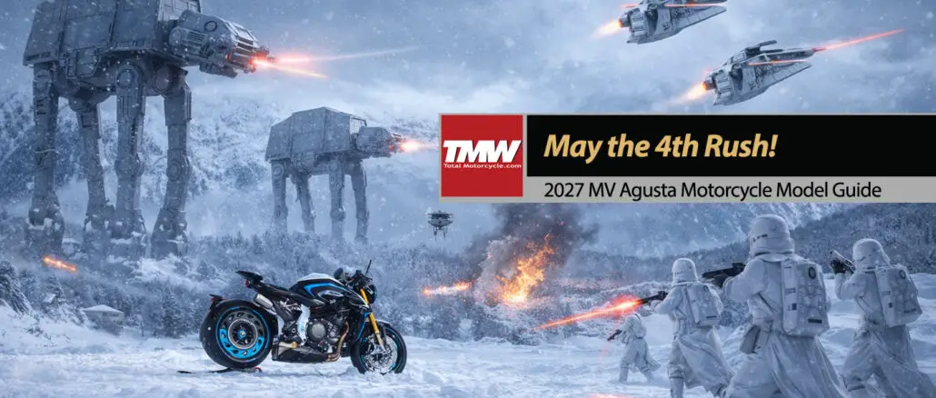 New 2027 MV Agusta Rush Titanio: May the 4th be With You!