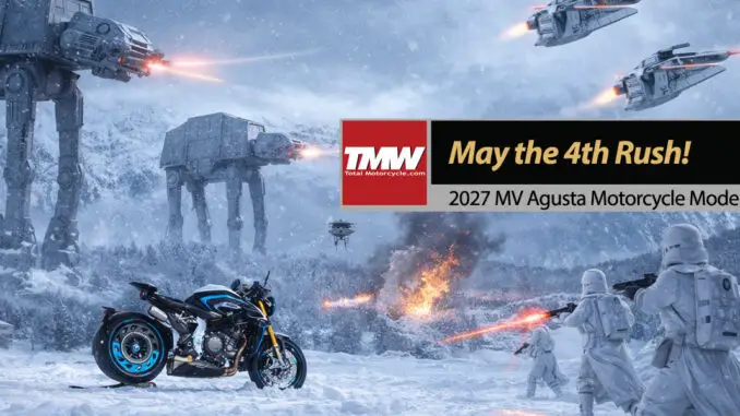 New 2027 MV Agusta Rush Titanio: May the 4th be With You!