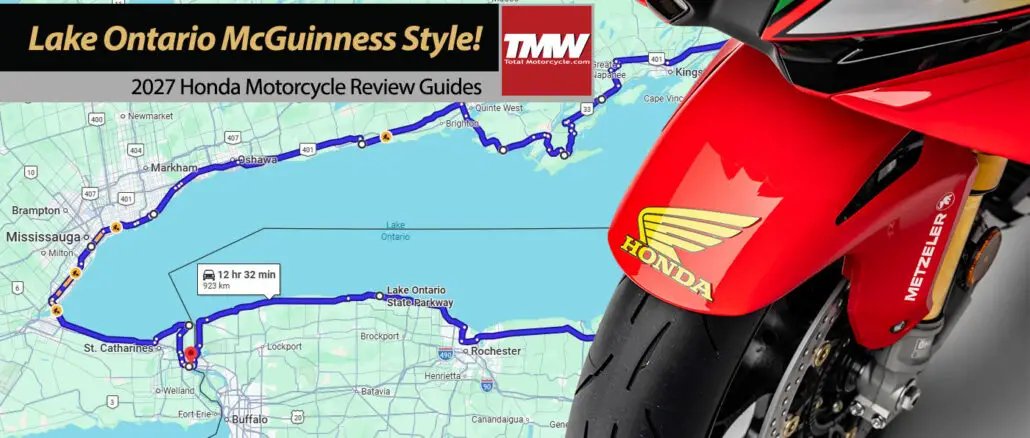 2027 Honda John McGuinness CBR1000RRR & Lake Ontario Riding