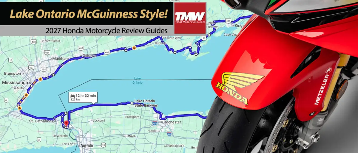 2027 Honda John McGuinness CBR1000RRR & Lake Ontario Riding