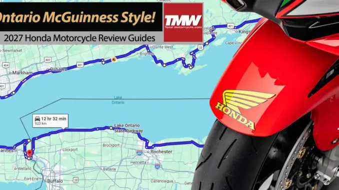 2027 Honda John McGuinness CBR1000RRR & Lake Ontario Riding