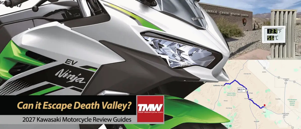 Can the new 2027 Kawasaki Ninja e-1 eBike Escape Death Valley?