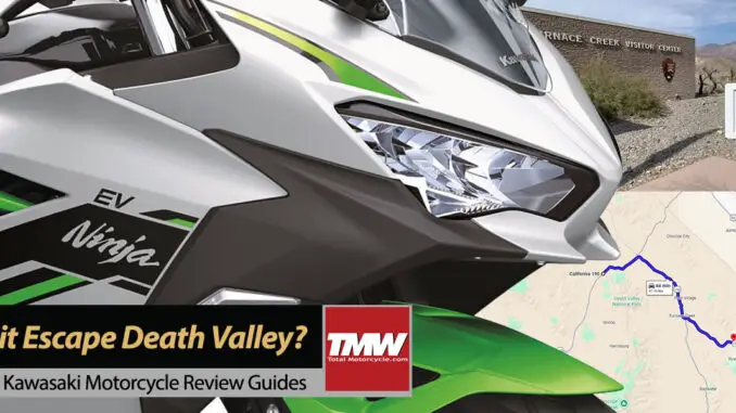 Can the new 2027 Kawasaki Ninja e-1 eBike Escape Death Valley?